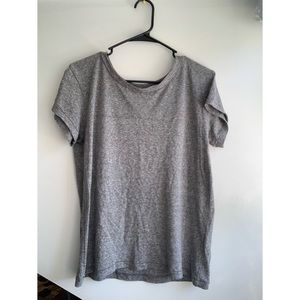 Madewell Plain T-Shirt Gray Cotton Polyester Small Women’s Top Everyday Wear